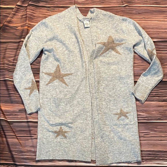 Sweet Romeo Sweaters - Sweet Romeo Gray Star Cardigan